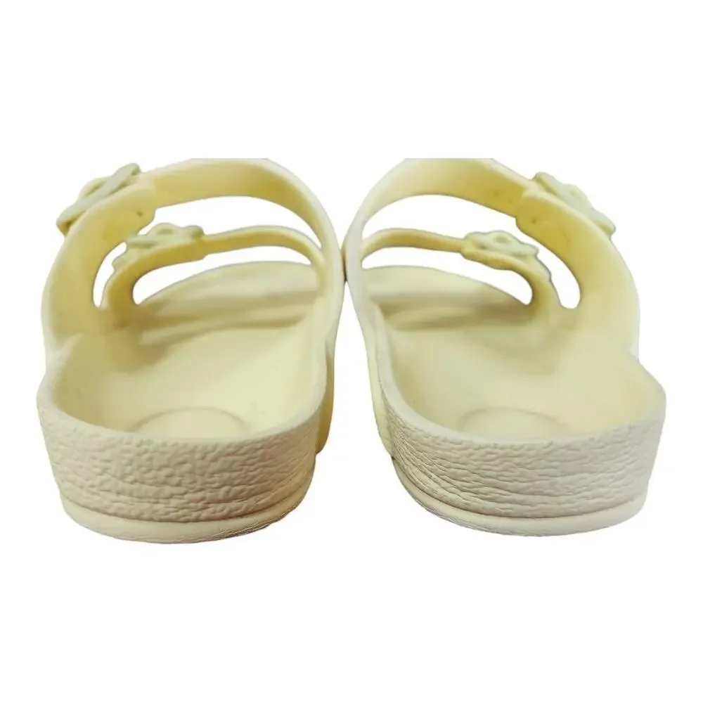 Birkenstock Arizona EVA Sandals kids‎ Size 34 Cream Yellow Waterproof Slides